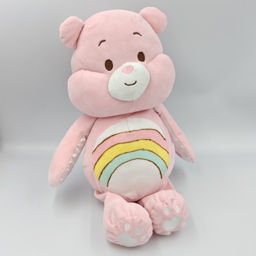 Doudou ours rose soleil