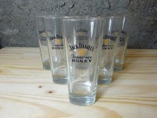6 VERRES JACK DANIEL'S LONG DRINK HONEY + 6 SOUS BOCKS JACK OFFERTS