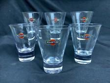 6 Verres MARTINI evasés Neufs