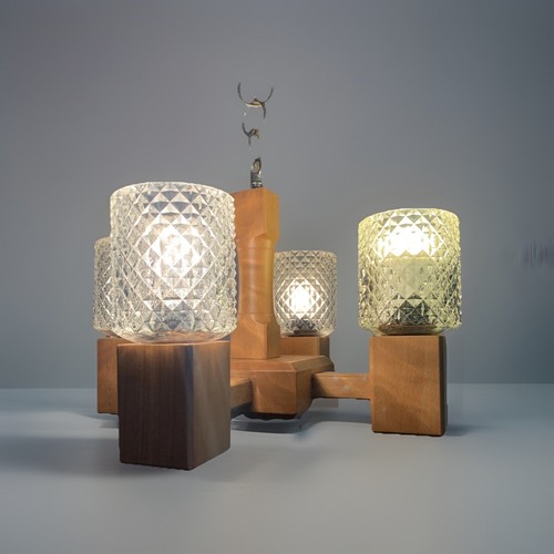 Lustre vintage scandinave - lustre, 4