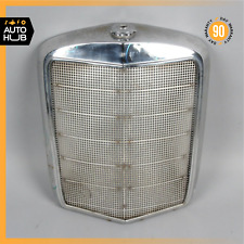 56-59 Mercedes W105 219 Panton Hood Radiator Grill Grille Chrome OEM