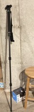 Manfrotto Three Section Monopod (Black) w/ 3229 Tilting head no release plate 