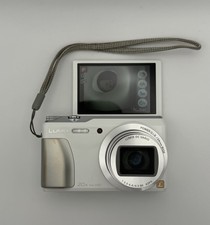 PANASONIC LUMIX DMC-TZ55 16MP Flip LCD Digital Compact Camera - WHITE