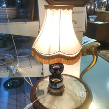 LAMPE en PORCELAINE et Socle
