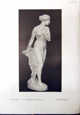 Old Naussicaa Nude Sculpture Kaesbach Jardin D'Oliviers Vedettes 1912 20th