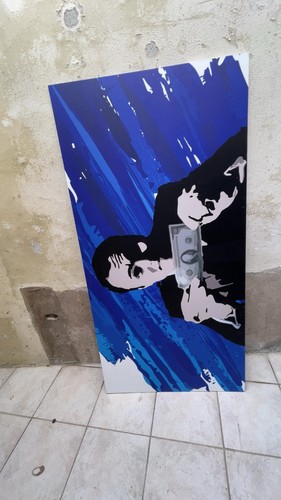 Pop art portrait homme avec - pop,