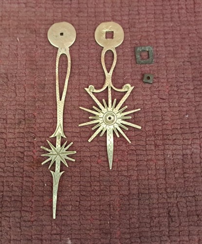 Antique pair sun hands - sun,
