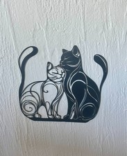 Déco Murale Chats Amoureux
