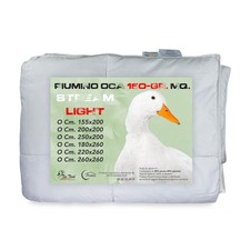 Duvet d'oie Stream ESTIVO Léger 150 GR. 80% PLUME OCA 20% COUETTE OCA Bicolore