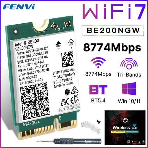 Carte réseau wifi be200ngw - 7,