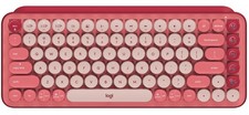 Logitech POP Keys Wireless Mechanical Emoji Keyboard PC/MAC - Heartbreaker Rose