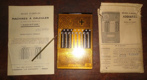 Calculateur stylet vintage - calculateur, à