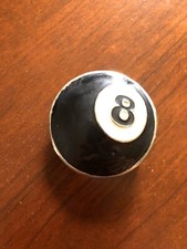 Small Black Eight 8 Ball Billard Pool Snooker Metal Unisex Men’s Belt Buckle