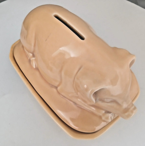 Atypique tirelire terrine - , en
