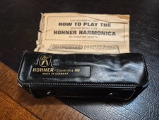 Vintage M. Hohner Chromonica Harmonica 260 in Original Case Germany Octave Key C