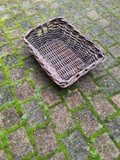 Panier rectangulaire marron