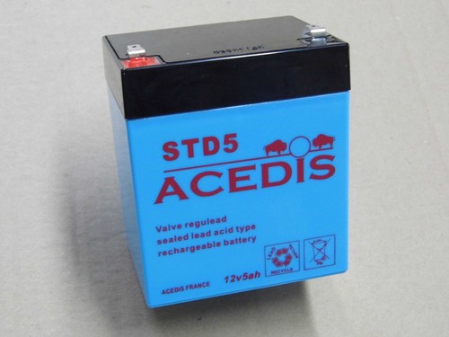 Batterie pour tondeuse 12v 5ah - tondeuse,