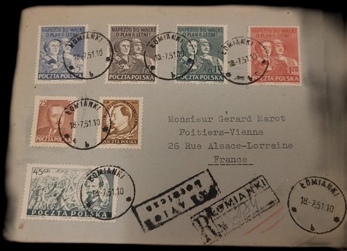 Ancienne lettre pologne - ancienne,