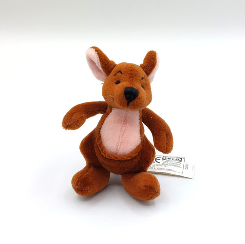 Mini peluche kangourou marron