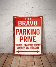 Plaque métal vintage Fiat