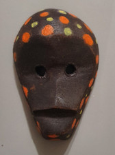 MASQUE AFRICAIN BOIS SCULPTE -