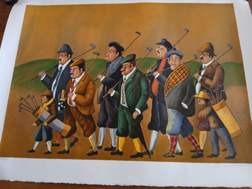 Superbe grande litho - et, guy
