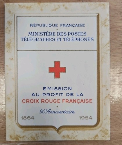 France carnet croix rouge 1954 - croix,