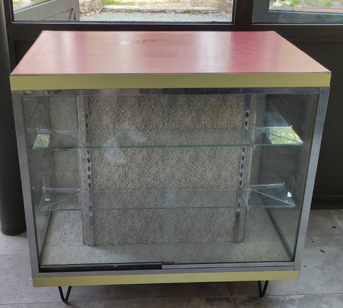 Ancien comptoir vitrine - ancien,