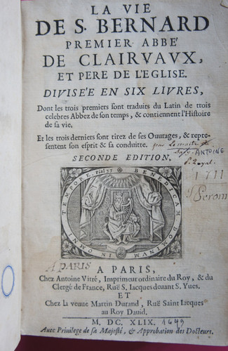 Vie saint bernard antoine - vie, de