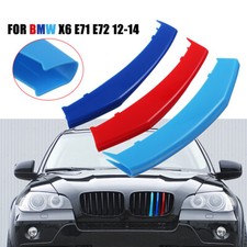 Pour BMW X6 E71 E72 2012-2014 M couleurs Garniture calandre insert calandre