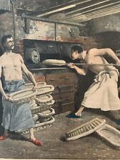  LE PETIT JOURNAL - BOULANGERIE - DES OUVRIERS BOULANGERS AU TRAVAIL - 1907