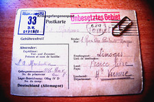 CARTE CORRESPONDANCE WW2 OFLAG IV D  ELSTERHORST  vers LIMOGES   1942