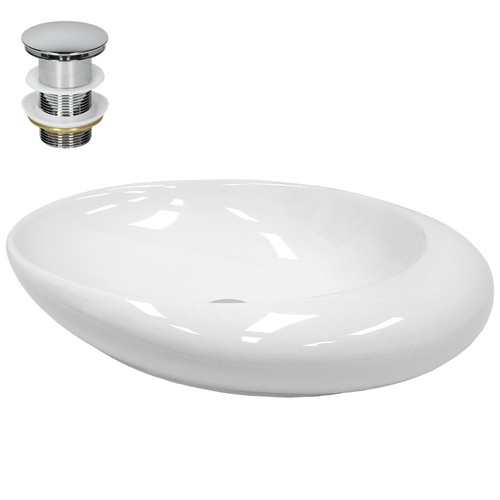 Lavabo céramique blanc - céramique,
