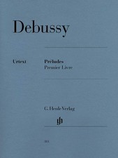 Debussy Preludes Premier Livre for Piano Solo Henle Urtext Sheet Music Book