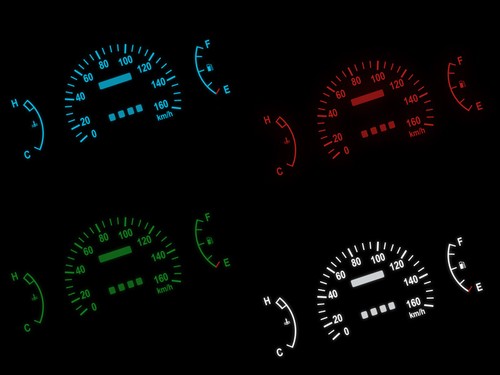 Kit leds compteur - compteur, blanc