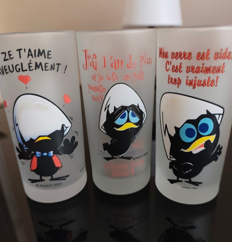 Lot verres calimero - 3,