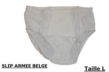 Vintage - SLIP BLANC EN COTON