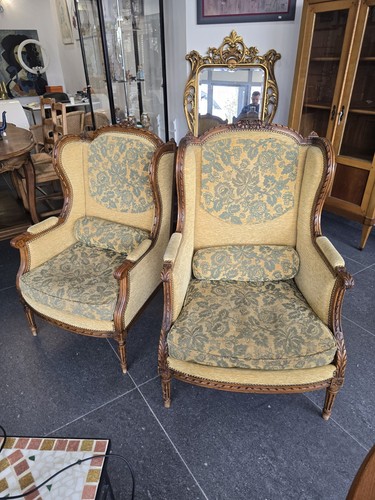 Fauteuils bergères louis xvi - fauteuils,
