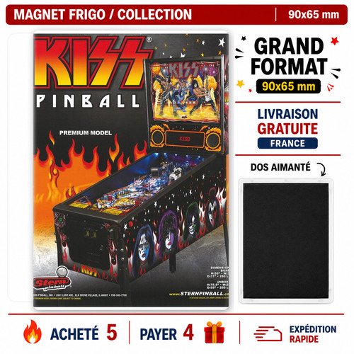 Magnet frigo flipper kiss - frigo,