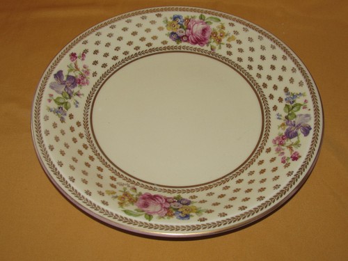 Plat rond - , porcelaine