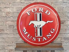 Plaque émaillée FORD MUSTANG