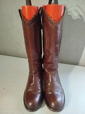 ASH Bottes Tout Cuir Reliefs