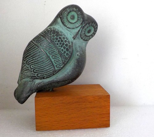 Sculpture grecque chouette - grecque,