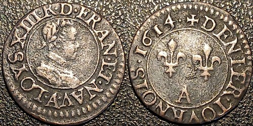 Louis xiii denier - xiii, tournois