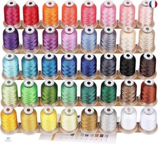 New brothread 40 Brother Couleurs Polyester Fil machine à broder pour 
