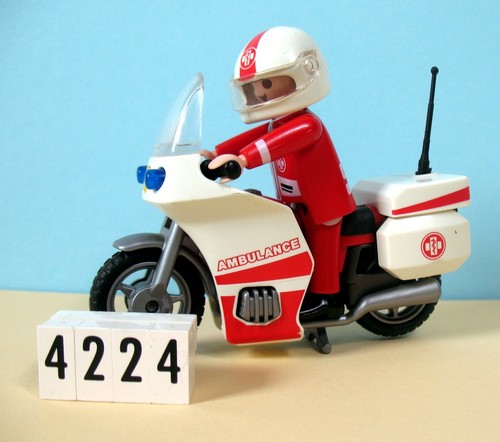 Playmobil réf 4224 - playmobil, motard