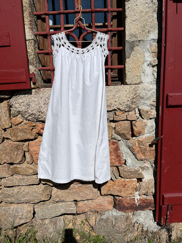 Chemise nuit ancienne jeune - chemise,