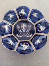 Plat polylobé Gien décor