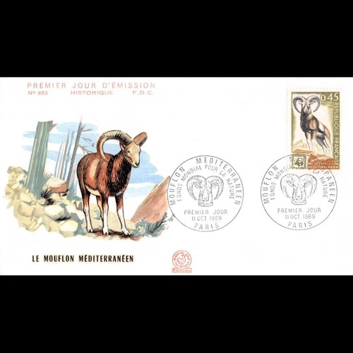 Fdc 693 mouflon - fdc,