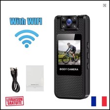 Mini Caméra WiFi 4K – BodyCam Portable UHD, Vision Nocturne IR, Enregistreur DV